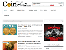 Tablet Screenshot of cointhrill.com